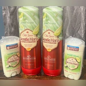 Old Spice Gentleman’s Super Hydration Body Wash X 2 & Total Body Deodorant X 2